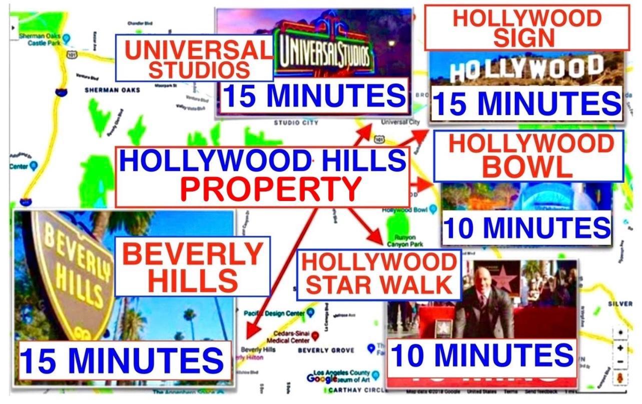 Hollywood Hills Oasis With Views Patio Garden 4 Bedrooms *